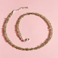 Load image into Gallery viewer, Moldivite Chip Beaded Necklace
