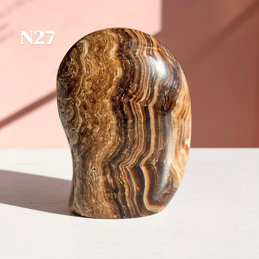 Chocolate Calcite Freeform