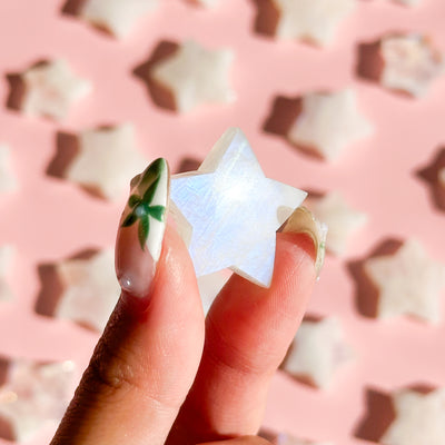 Rainbow Moonstone Mini Star