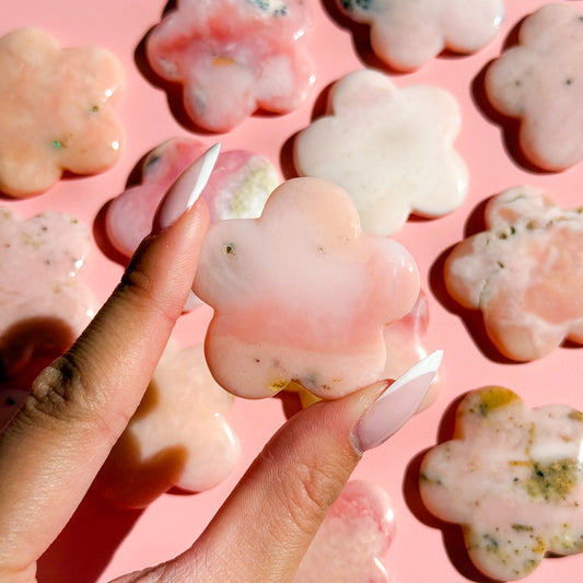 Pink Opal Petal Stone
