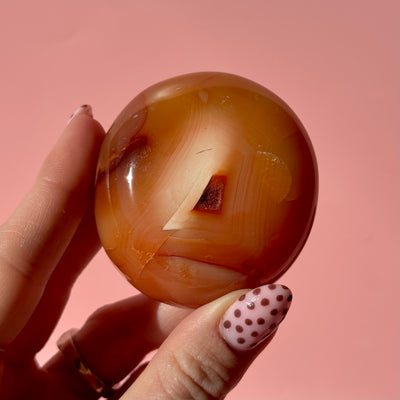 Carnelian Pebble Palmstone