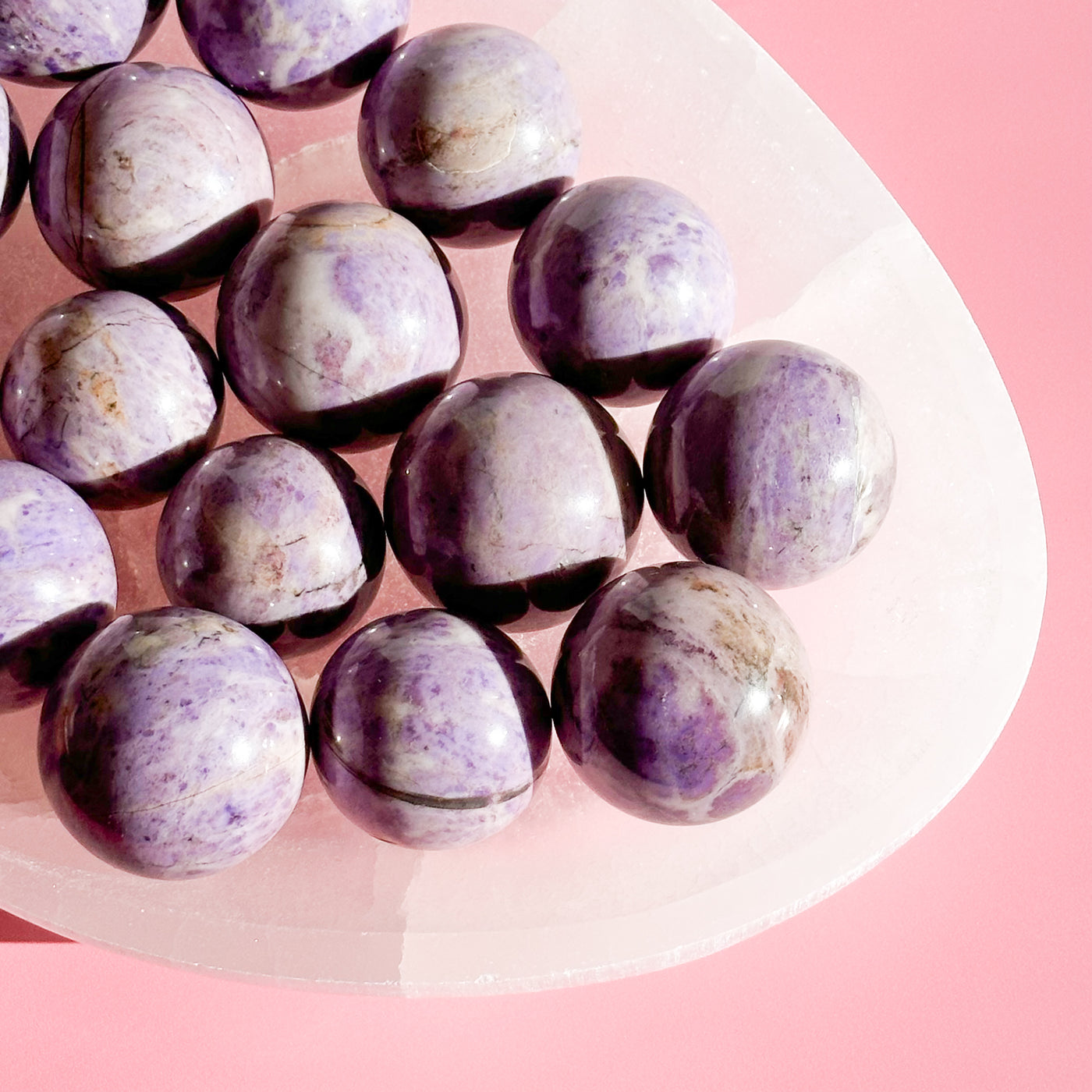 Purple Jade Sphere