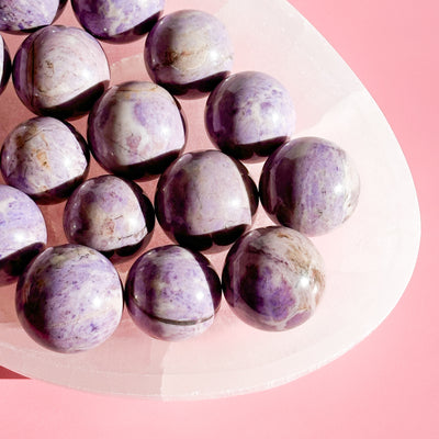 Purple Jade Sphere