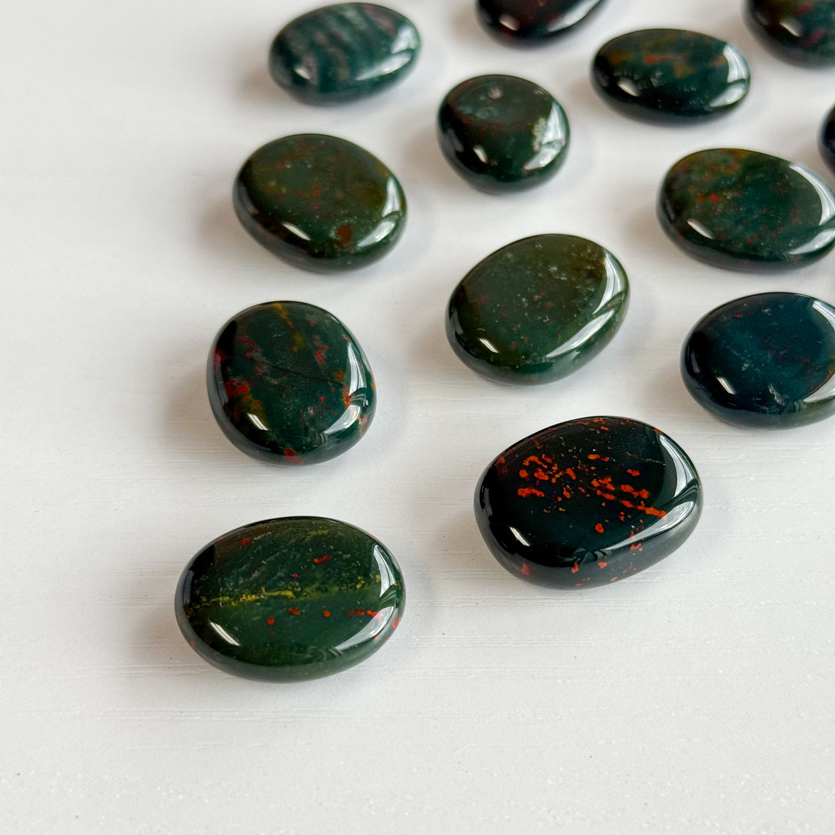Bloodstone Mini Flat Stone