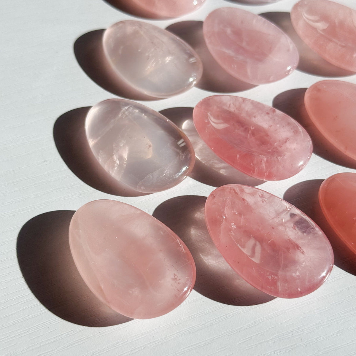 Pierre de souci en quartz rose