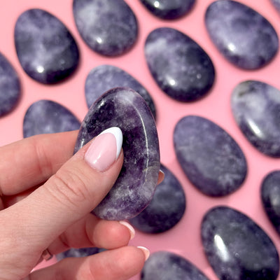 Lepidolite Worry Stone