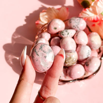 Rhodonite from Peru Tumble
