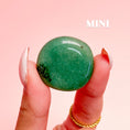 Load image into Gallery viewer, Green Aventurine Mini Flat Stone
