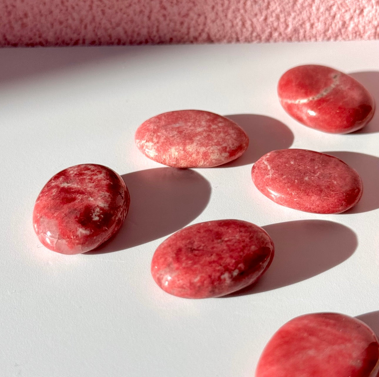 Thulite Mini Flat Stone
