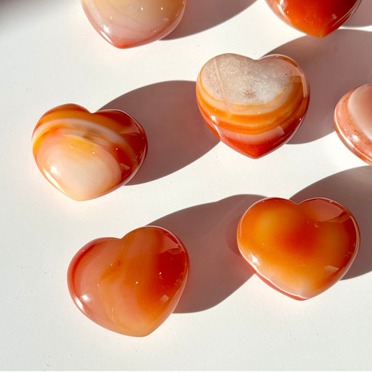 Corazón de cornalina