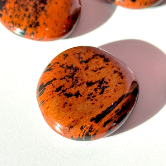 Mahogany Obsidian Mini Flat Stone