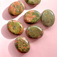 Load image into Gallery viewer, Unakite Small Palmstone
