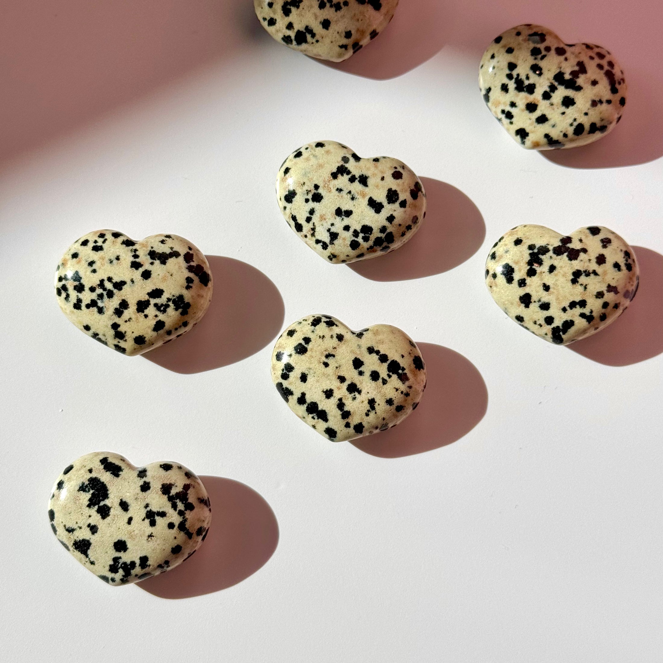 Dalmatian Jasper Small Heart