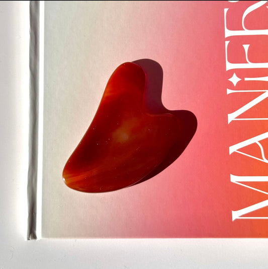 Carnelian Gua Sha Facial Massager