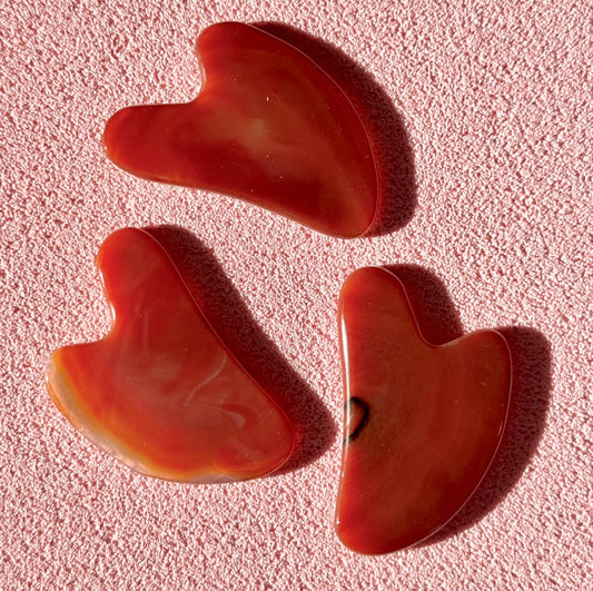 Carnelian Gua Sha Facial Massager