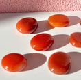 Load image into Gallery viewer, Carnelian Mini Flat Stone

