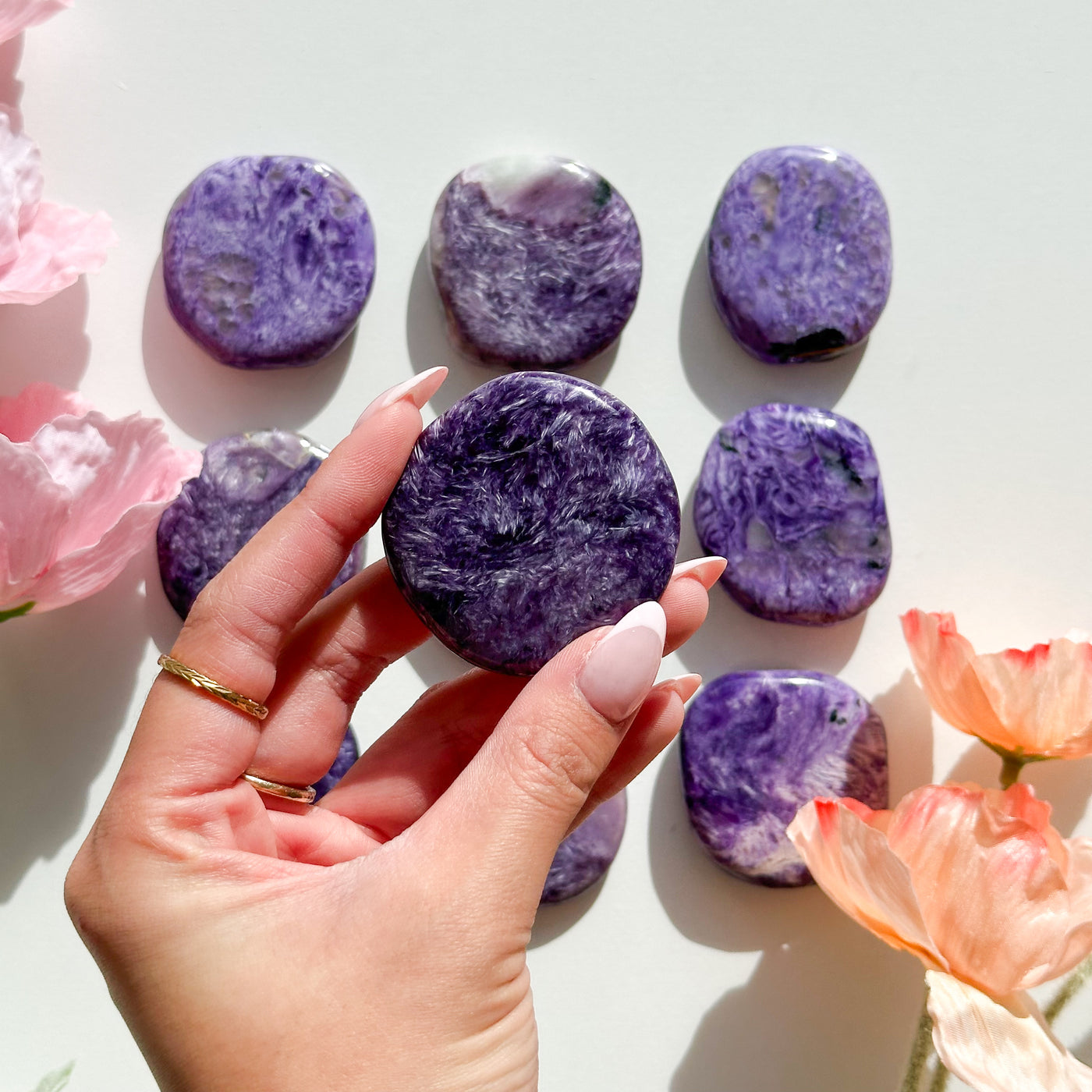 Charoite Flat Stone