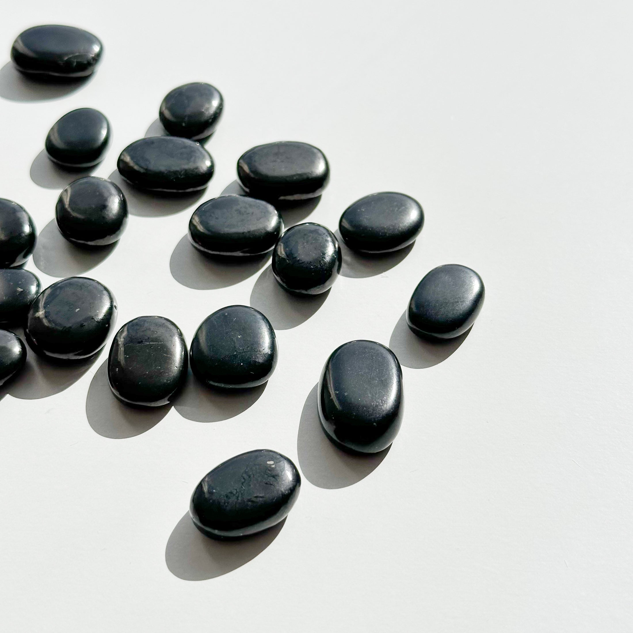 Shungite Mini Flat Tumble