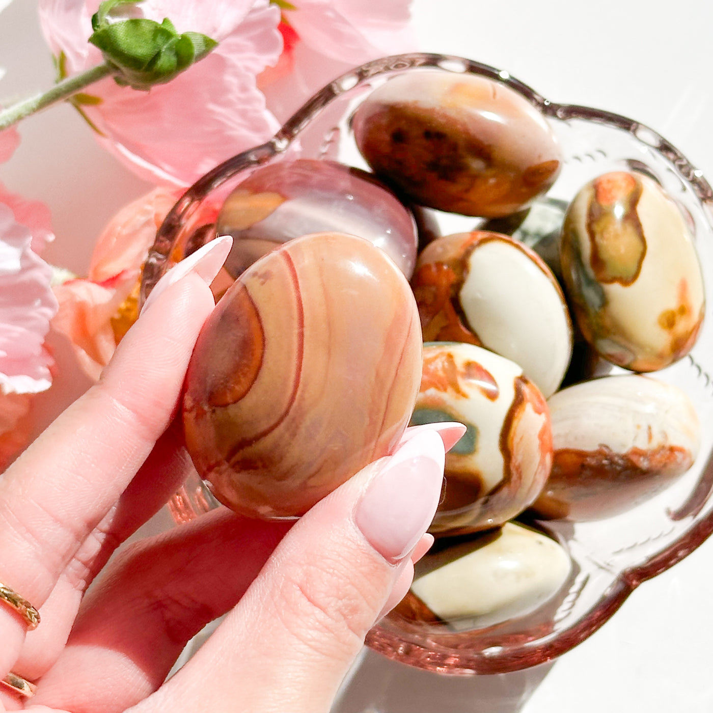 Polychrome Jasper Pebble