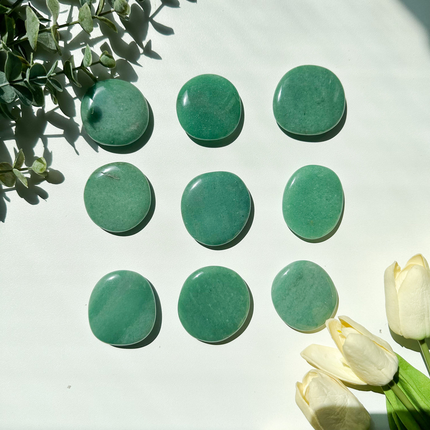 Green Aventurine Flat Stone