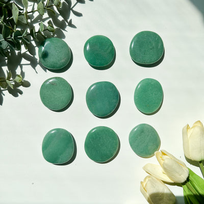 Green Aventurine Flat Stone