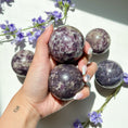 Load image into Gallery viewer, Lepidolite / Pegmatite Sphere
