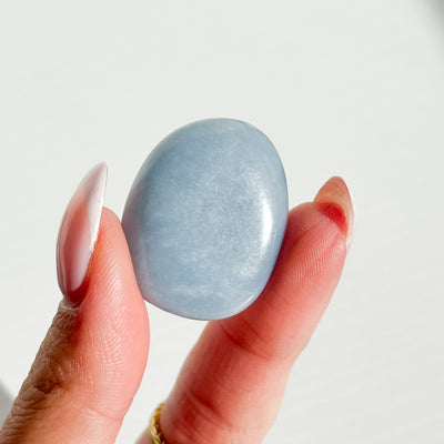 Angelite Mini Flat Stone