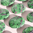 Load image into Gallery viewer, Ruby in Zoisite Palmstone
