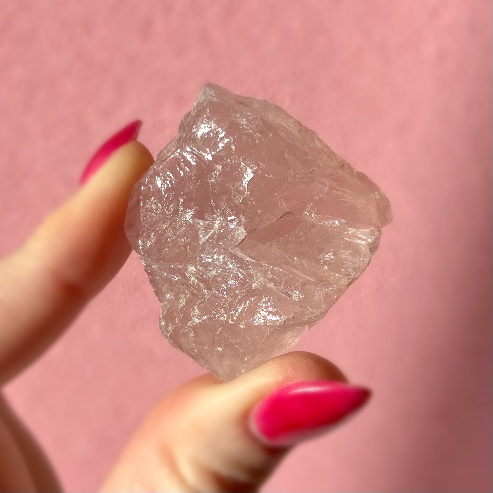 Raw Rose Quartz Chunk