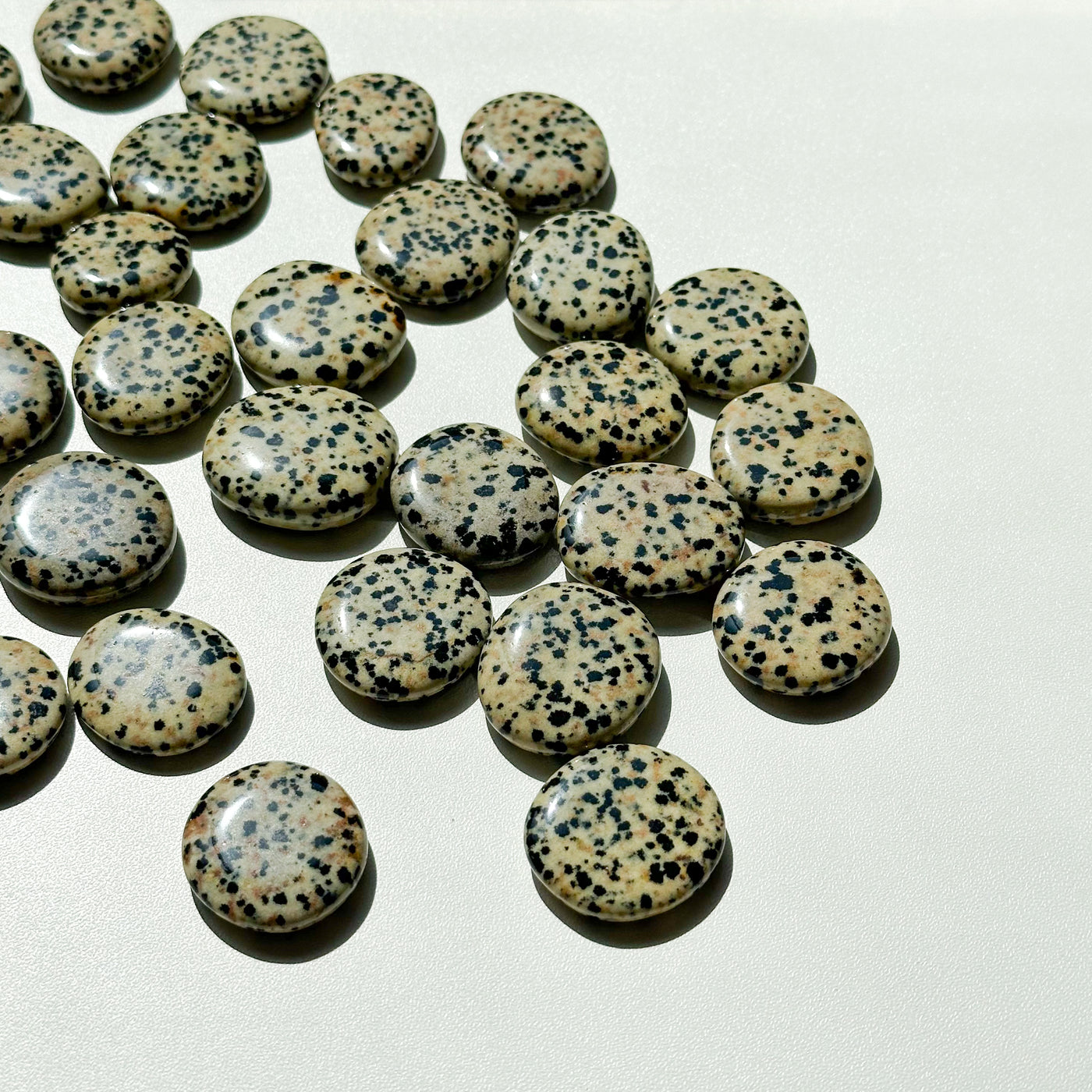 Dalmatian Jasper Mini Flat Stone