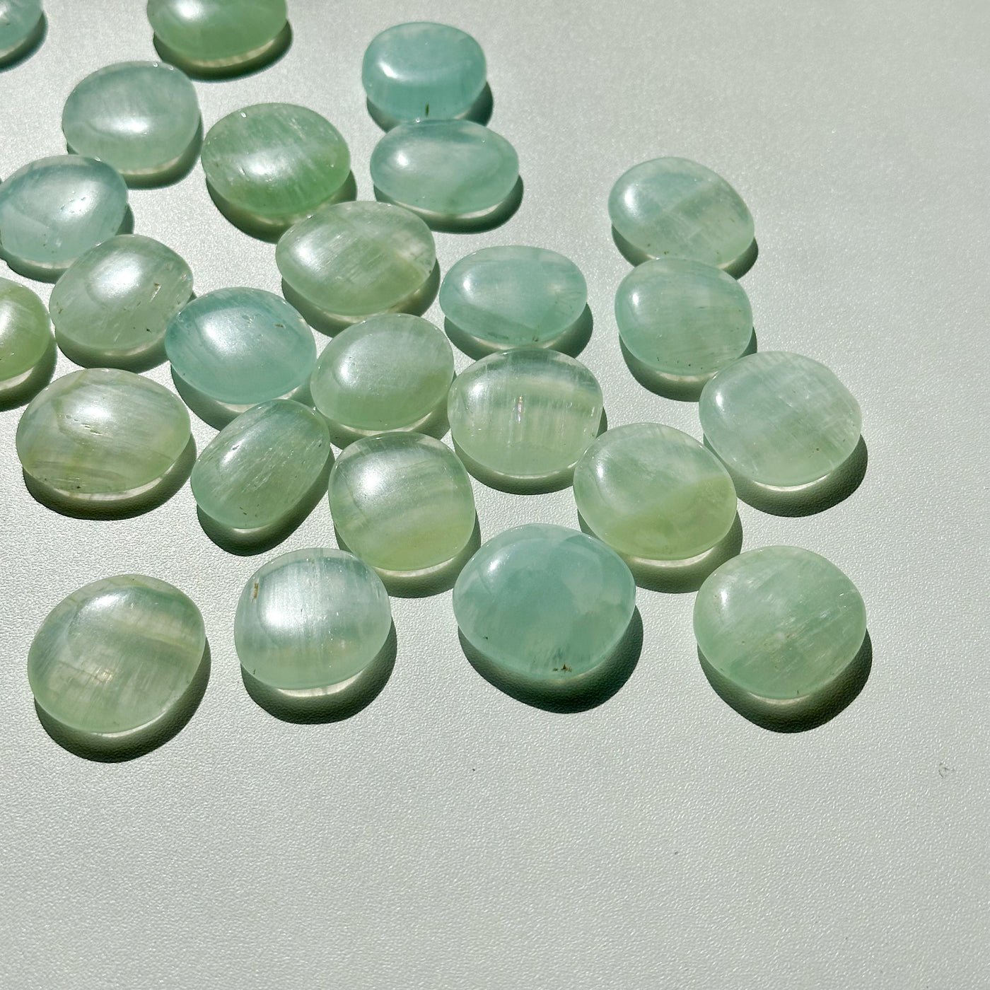 Pistachio Calcite Mini Flat Stone