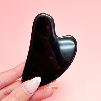 Black Obsidan Gua Sha Facial Massager