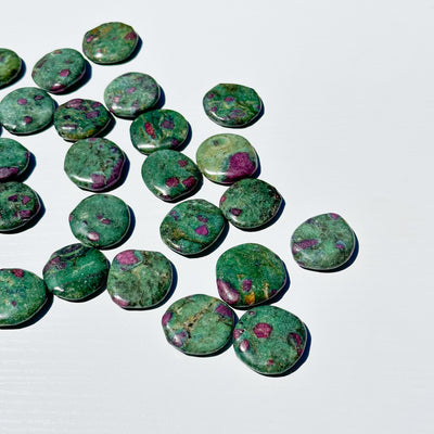Ruby Fuchsite Mini Flat Stone