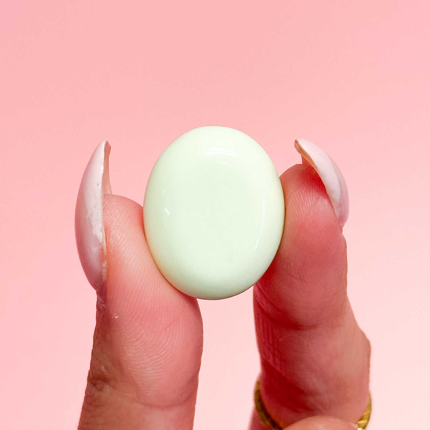 Lemon Chrysoprase Mini Flat Tumble