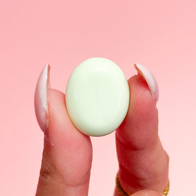 Lemon Chrysoprase Mini Flat Tumble