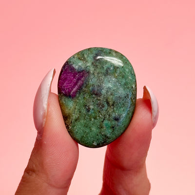 Ruby Fuchsite Mini Flat Stone