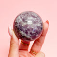 Load image into Gallery viewer, Lepidolite / Pegmatite Sphere
