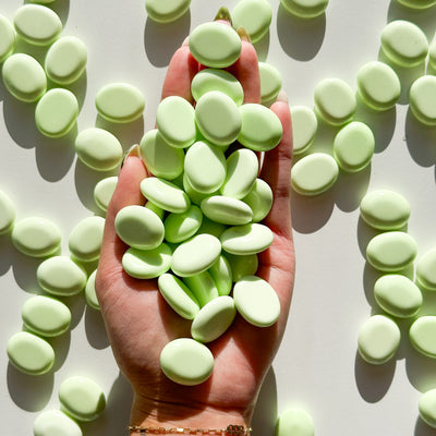 Lemon Chrysoprase Mini Flat Tumble