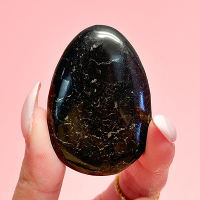 Black Tourmaline Worry Stone