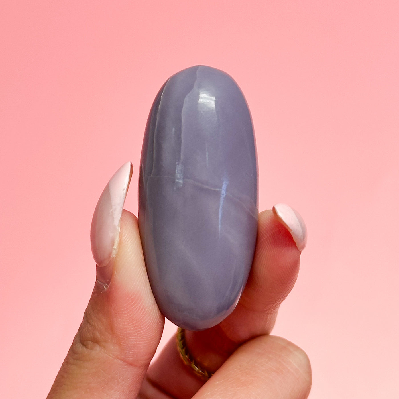 Lavender Fluorite Lingam