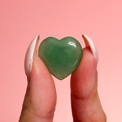 Green Aventurine Mini Heart