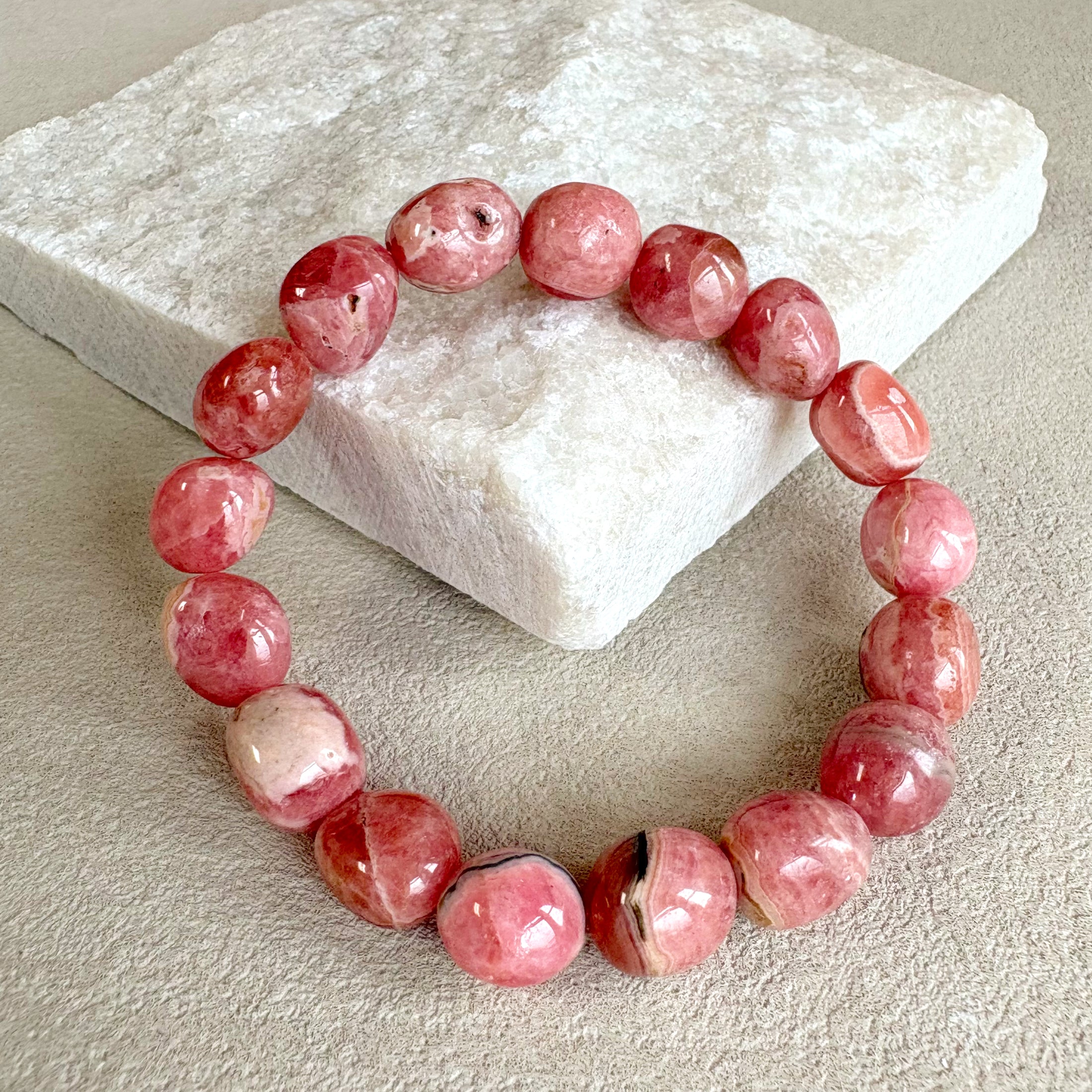 Rhodochrosite Tumbled Bracelet
