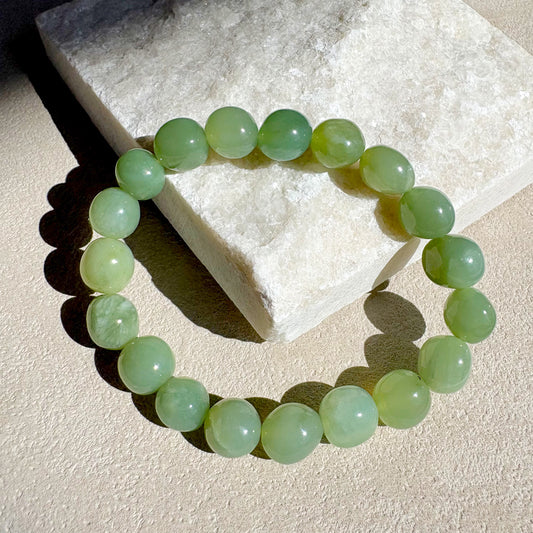 Jade Tumbled Bracelet