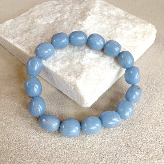Angelite Tumlbed Bracelet