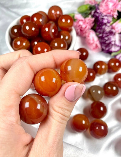 Carnelian Agate Mini Sphere