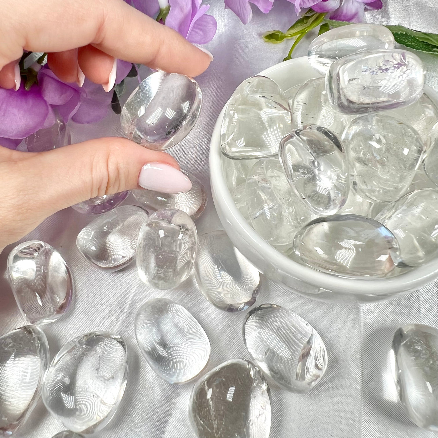 Clear Quartz Tumble